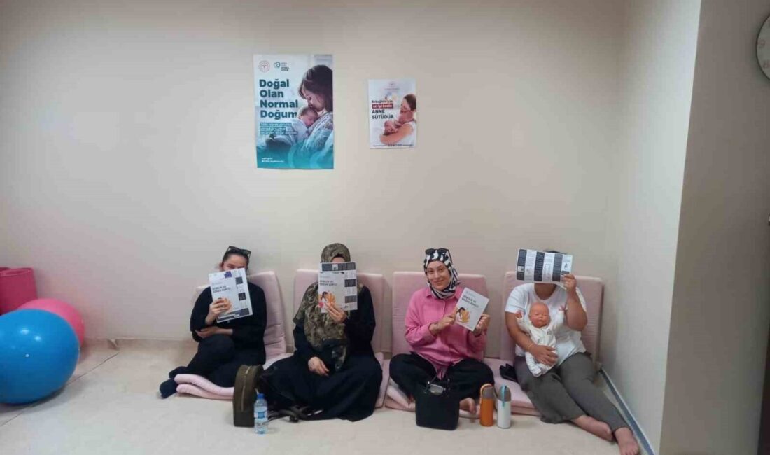 DÜZCE (İHA) – Düzce’nin Kaynaşlı ilçesinde, Normal Doğum ve Emzirme