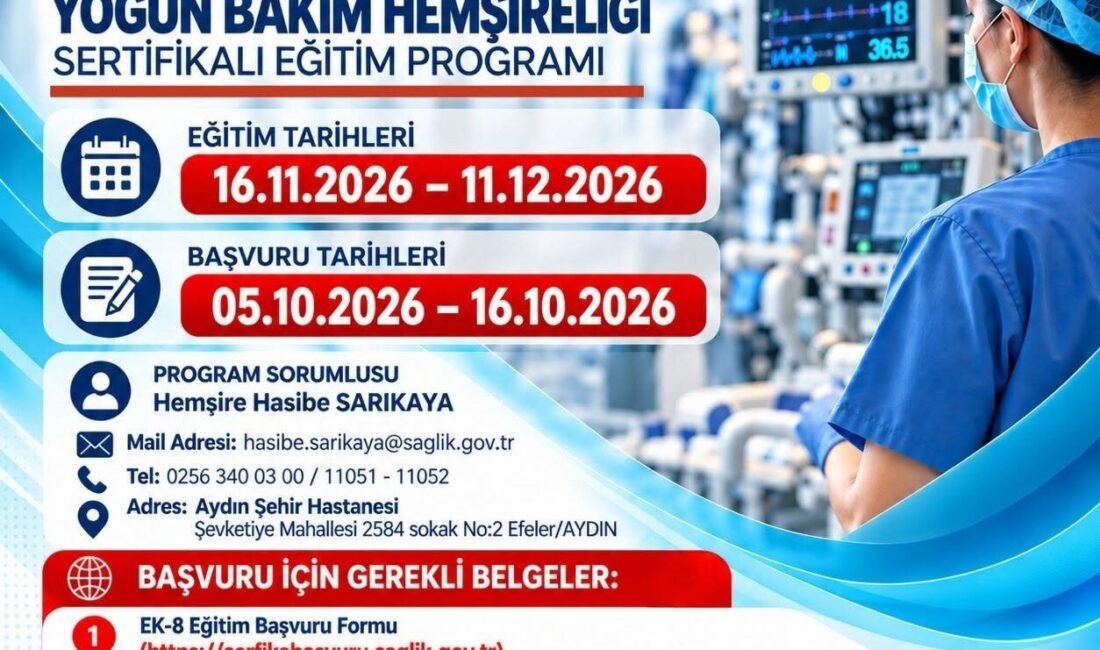 Aydın Şehir Hastanesi tarafından sağlık çalışanlarının mesleki bilgi ve becerilerinin