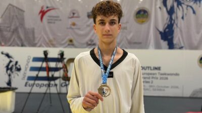 Sırbistan’da düzenlenen şampiyonada ter döken Aydınlı sporcu Emre Özkayalı, tüm