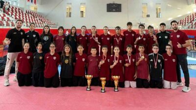 Kütahya’da düzenlenen İller Arası Yıldızlar Taekwondo Cumhuriyet Kupası’nda 50’yi aşkın