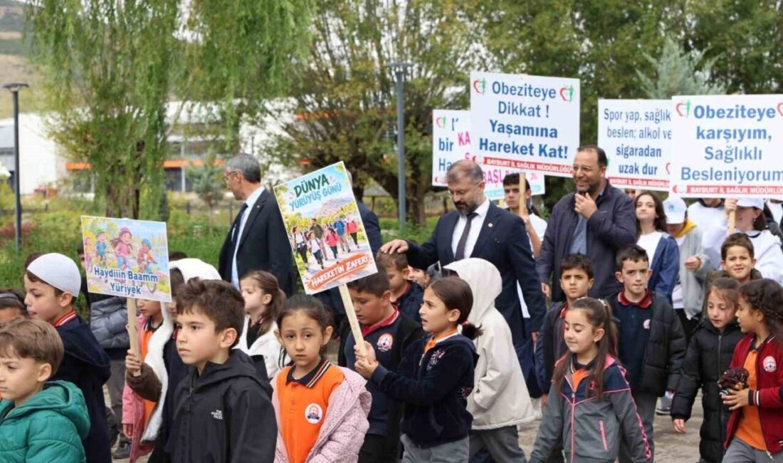 3-4 Ekim Dünya Yürüyüş Günü dolayısıyla Bayburt İl Milli Eğitim