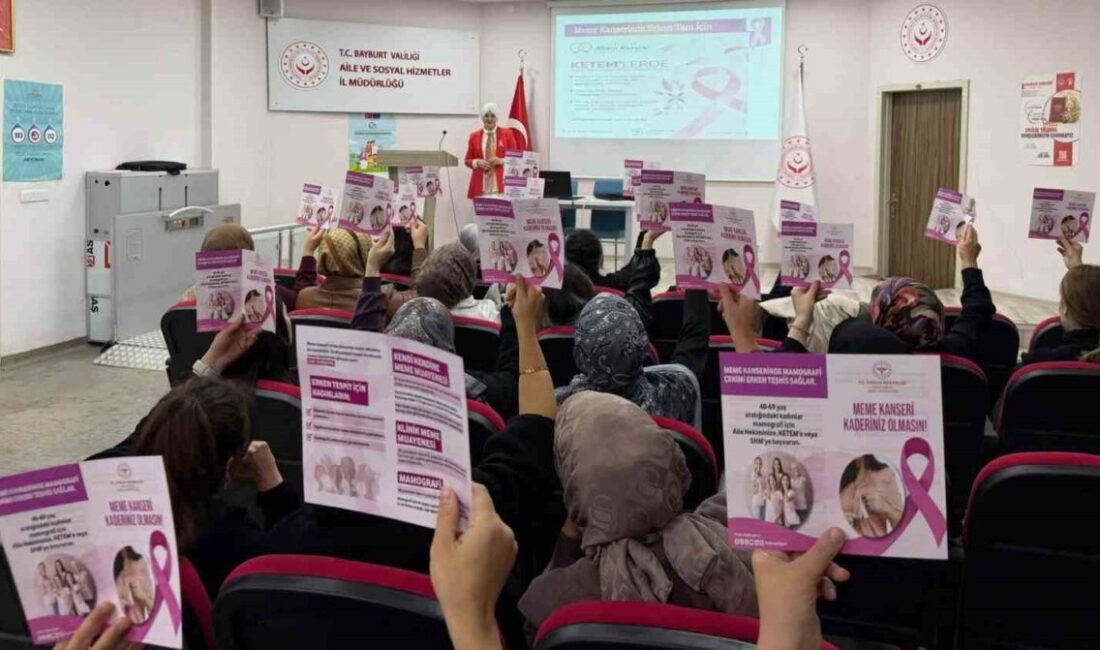 Bayburt’ta, Meme Kanseri Farkındalık Ayı ve 15 Ekim Dünya Meme