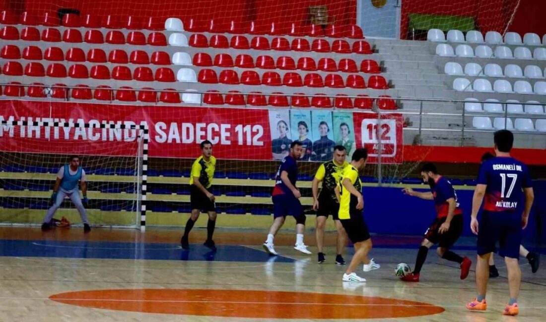 Bilecik’te bu yıl 4’üncüsü düzenlenen Kamu Spor Oyunları Futsal Turnuvası