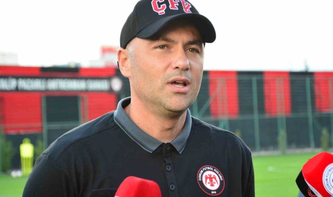 Çorum FK Teknik Direktörü Burak Yılmaz, Gaziantep FK maçı öncesi