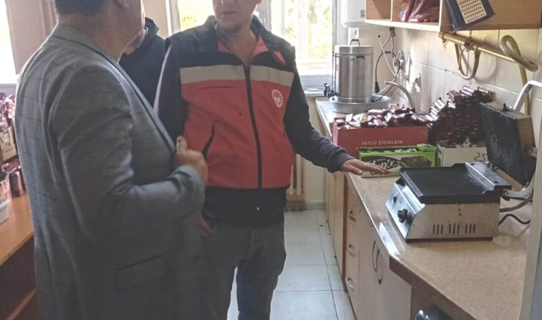 Kütahya’nın Çavdarhisar ilçesinde okul kantinleri denetlendi. Çavdarhisar İlçe Tarım ve