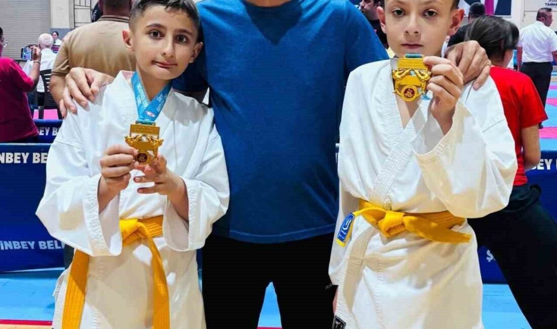 Gaziantep’te düzenlenen Spor Toto Yıldızlar Ligi 3. etap karate müsabakalarında,