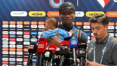 Trabzonspor’un Beşiktaş’ı 2-0 mağlup ettiği karşılaşmanın ardından bordo-mavili futbolcu Chibuike