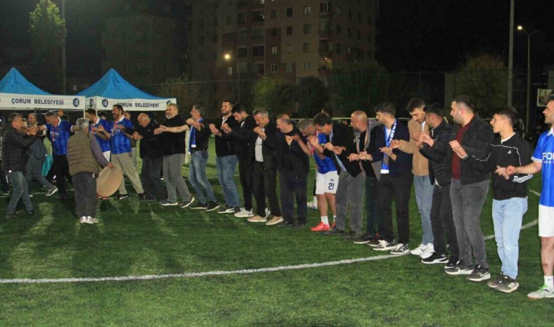 Çorum’da gerçekleştirilen Geleneksel Köyler Arası Futbol Turnuvası, büyük bir heyecana