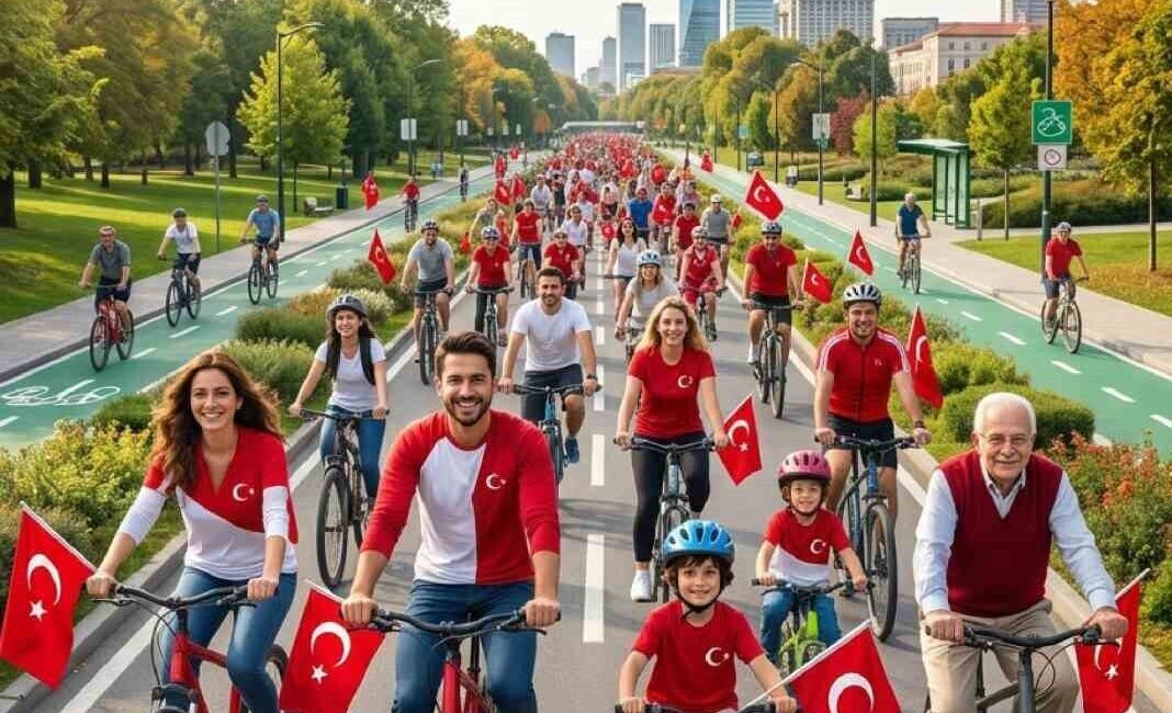 Türkiye Bisiklet Federasyonu, Cumhuriyetin 103. yılında tüm Türkiye’yi daha sağlıklı,