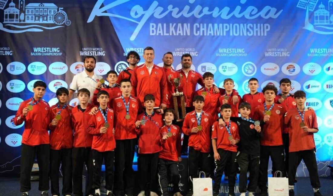 Hırvatistan’ın Koprivnica kentinde düzenlenen Balkan Güreş Şampiyonası’nda Denizlili güreşçilerimiz toplamda