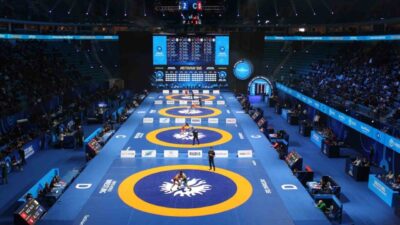 Kazakistan’ın Astana kentinde gerçekleştirilen 2026 Dünya Büyükler Güreş Şampiyonası’nda erkekler