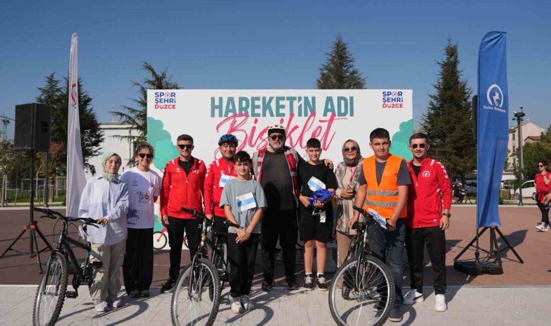 Düzce Belediyesi her yaştan vatandaşın spor ve hareketi yaşam tarzı