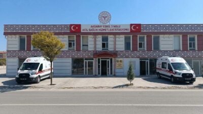 Aksaray’ın Eskil ilçesinde tefrişat çalışmaları ve personel görevlendirmeleri tamamlanan 112