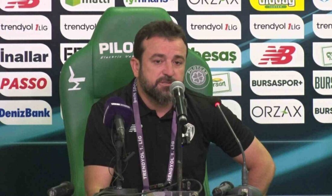 Bursaspor Teknik Sorumlusu Fatih Şen, “Önümüzdeki hafta taraftarımızdan özrümüzü sahada