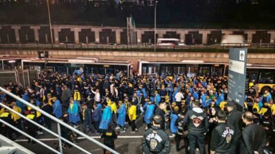 Fenerbahçe taraftarları, yaklaşık 2400 kişiyle Galatasaray derbisi için RAMS Park’a