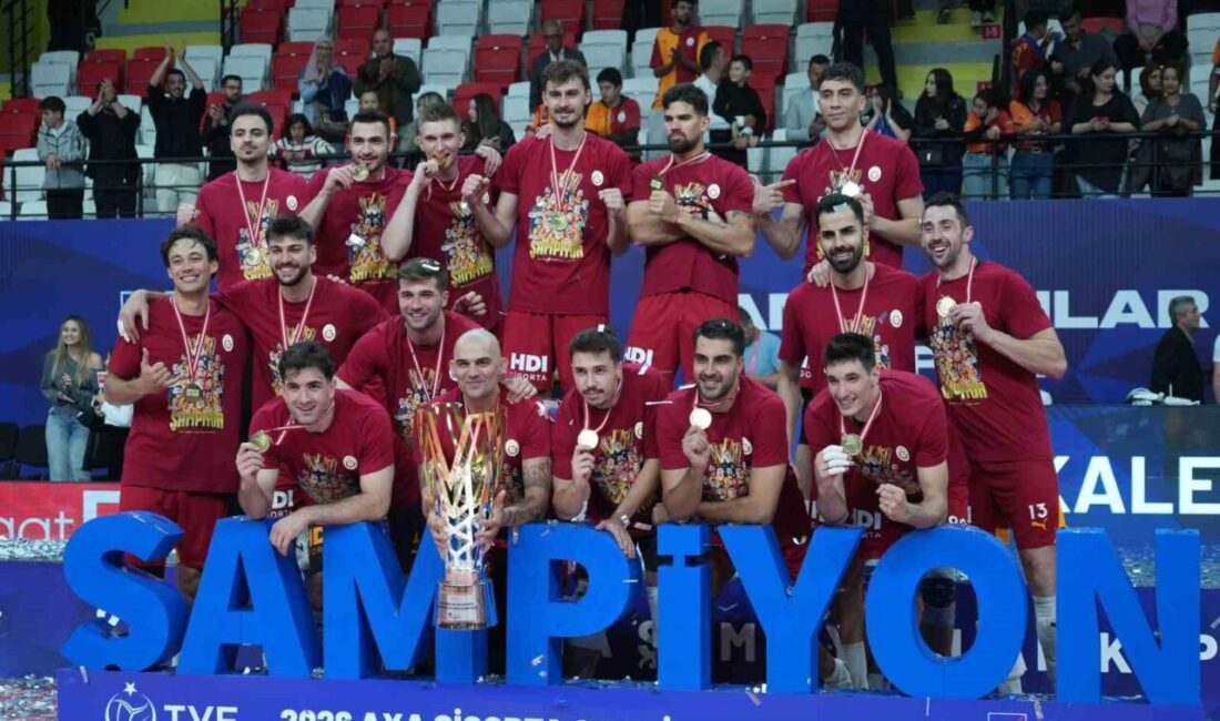 Galatasaray’ın, 2026 Erkekler AXA Sigorta Şampiyonlar Kupası’nda Ziraat Bankkart’ı 3-1
