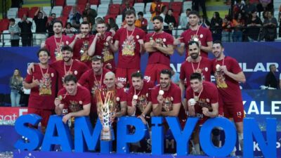 Galatasaray’ın, 2026 Erkekler AXA Sigorta Şampiyonlar Kupası’nda Ziraat Bankkart’ı 3-1