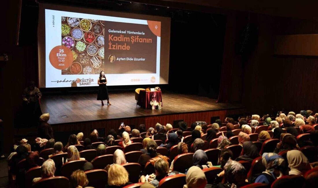 Sakarya’da düzenlenen kültür sanat etkinlikleri kapsamında “Geleneksel Yöntemlerle Kadim Şifanın