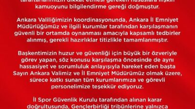 Trendyol Süper Lig’in 7. haftasında yarın oynanacak Gençlerbirliği-Amed Sportif Faaliyetler