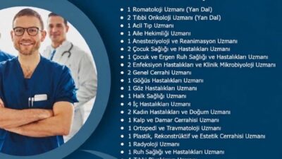 Hakkari’ye 131. Devlet Hizmet Yükümlülüğü kapsamında 3 yan dal uzmanı,