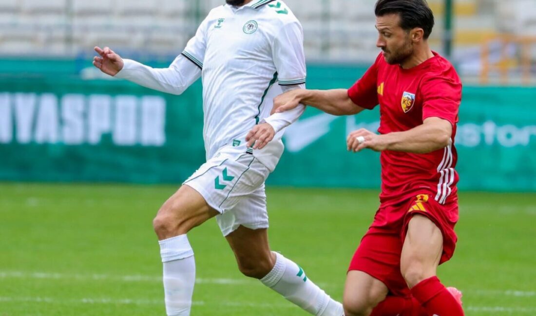 Konyaspor, Trendyol Süper Lig’e verilen milli arada Kayserispor ile hazırlık