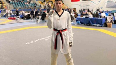 Samsun’un İlkadım Belediyespor sporcusu Koray Alp Bakan, Taekwondo Yıldızlar Milli