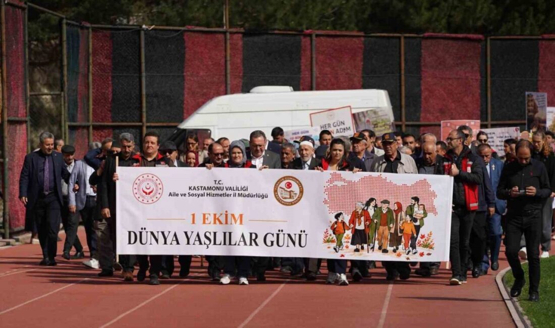 Kastamonu’da “1 Ekim Dünya Yaşlılar Günü” dolayısıyla farkındalık yürüyüşü gerçekleştirildi.