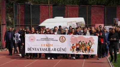 Kastamonu’da “1 Ekim Dünya Yaşlılar Günü” dolayısıyla farkındalık yürüyüşü gerçekleştirildi.