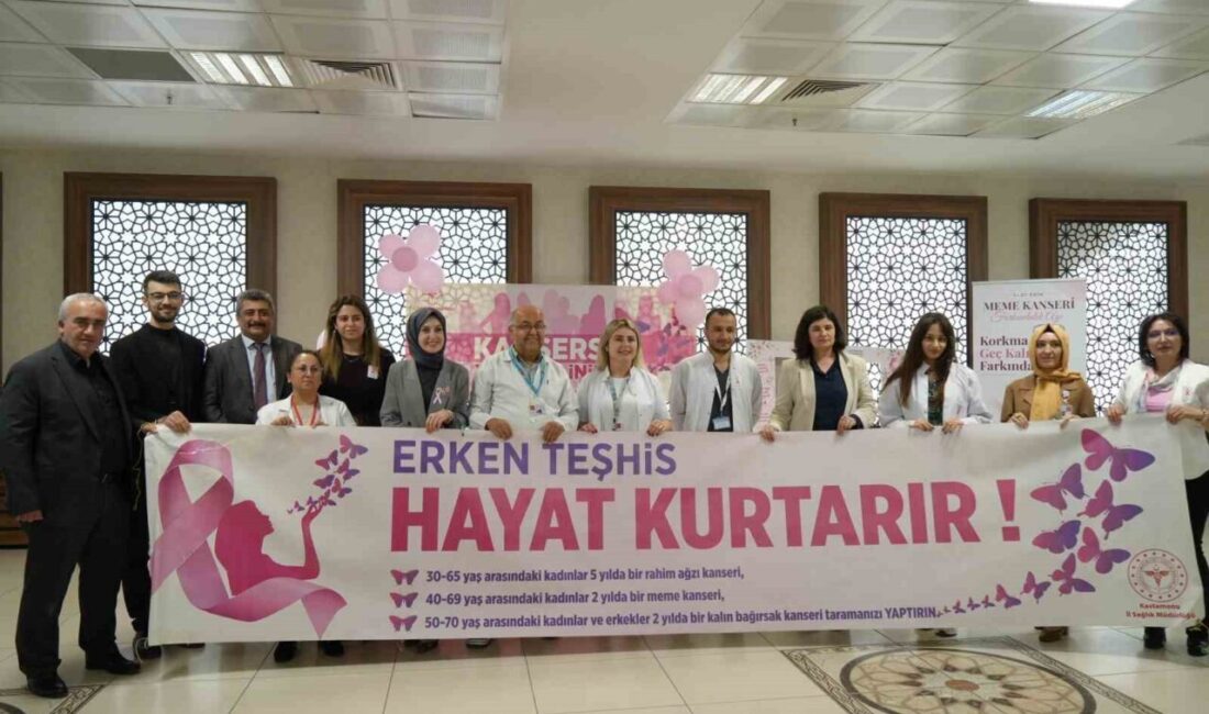 Kastamonu Eğitim ve Araştırma Hastanesi’nde Meme Kanseri Farkındalık Ayı kapsamında