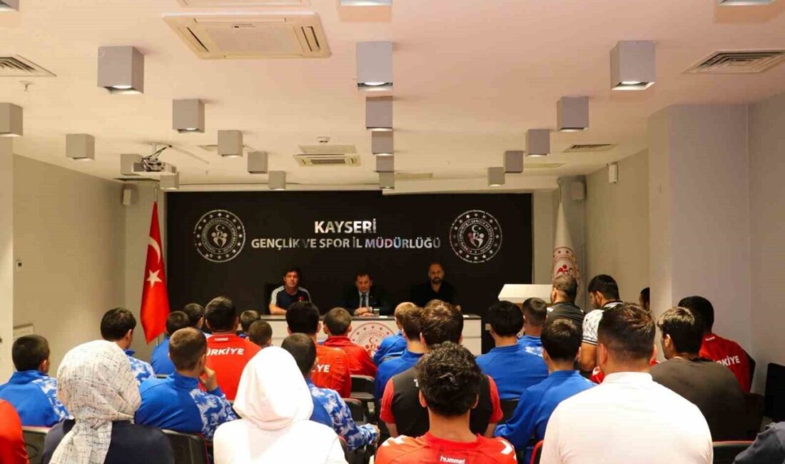 Gençlik ve Spor İl Müdürü Ali İhsan Kabakcı, Sporcu Eğitim