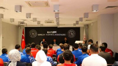 Gençlik ve Spor İl Müdürü Ali İhsan Kabakcı, Sporcu Eğitim