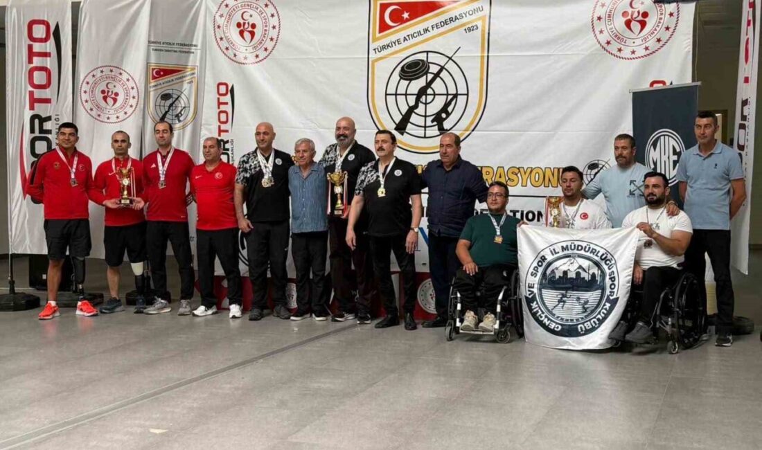 Mersin’de düzenlenen Para Atıcılık Tüm Dallar Türkiye Kupası’nda Kayseri GSİM
