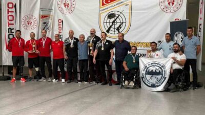 Mersin’de düzenlenen Para Atıcılık Tüm Dallar Türkiye Kupası’nda Kayseri GSİM