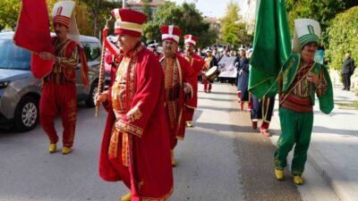 Kırıkkale’de Amatör Spor Haftası, mehter takımı eşliğinde düzenlenen kortej yürüyüşüyle