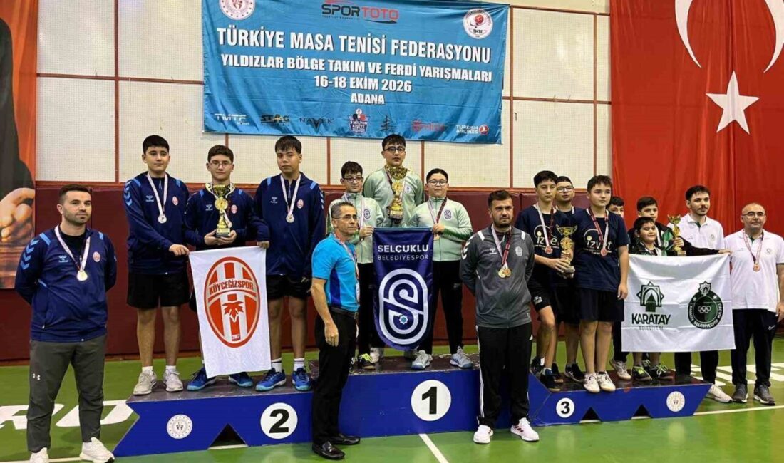 Muğla’nın Köyceğiz ilçesinden masa tenisi sporcuları Adana’da yapılan Masa Tenisi