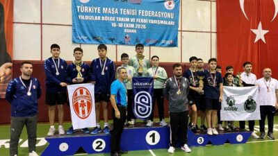 Muğla’nın Köyceğiz ilçesinden masa tenisi sporcuları Adana’da yapılan Masa Tenisi