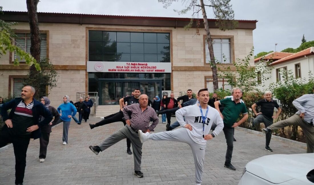 Kula İlçe Sağlık Müdürlüğü tarafından “Mahallemde Hareket Var” etkinliği kapsamında