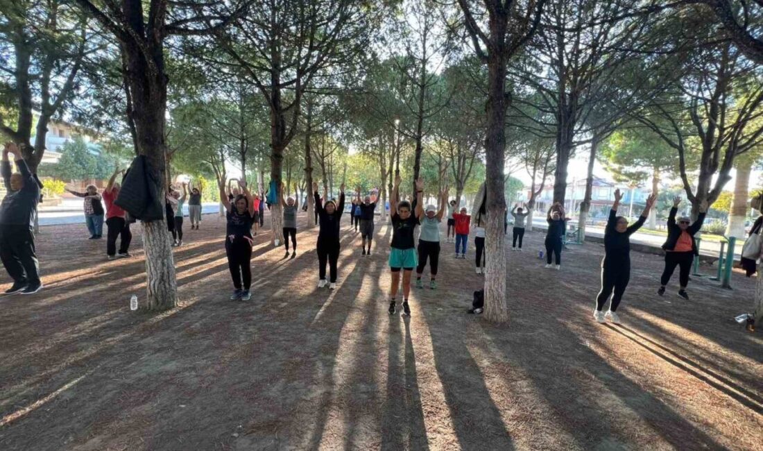 Aydın Gençlik ve Spor İl Müdürlüğü koordinesinde Kuşadası ilçesinde sabah