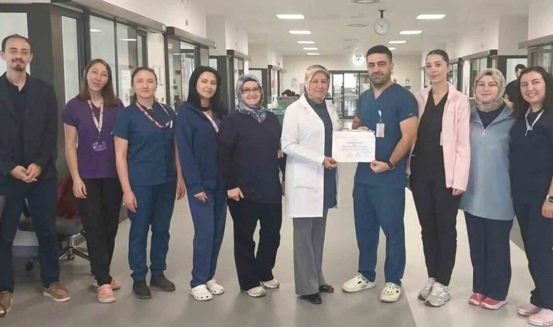 Kütahya Şehir Hastanesi’nde, sağlık hizmeti ilişkili enfeksiyonların önlenmesine yönelik yürütülen