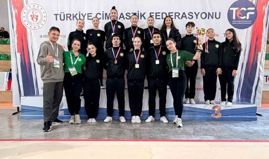 Manisa Büyükşehir Belediyespor, İstanbul’da düzenlenen Aerobik Cimnastik Kulüpler Türkiye Şampiyonası’nda