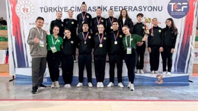 Manisa Büyükşehir Belediyespor, İstanbul’da düzenlenen Aerobik Cimnastik Kulüpler Türkiye Şampiyonası’nda