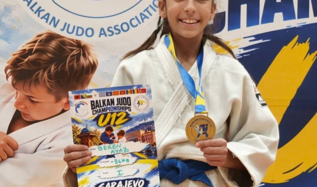 Bosna Hersek’in başkenti Saraybosna’da düzenlenen Süper Minikler Balkan Judo Şampiyonası’nda