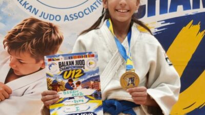 Bosna Hersek’in başkenti Saraybosna’da düzenlenen Süper Minikler Balkan Judo Şampiyonası’nda