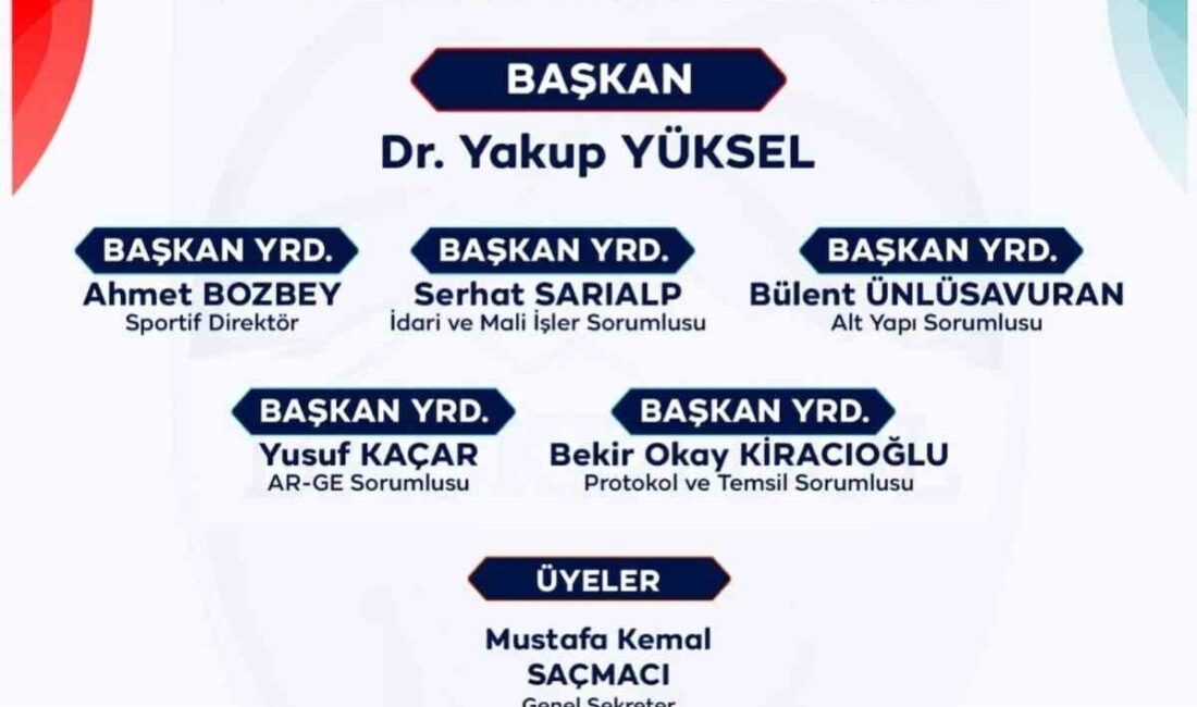 Melikgazi Basketbol Spor Kulübü’nde genel kurul sonrasında işbaşına gelen yeni