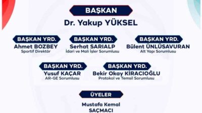Melikgazi Basketbol Spor Kulübü’nde genel kurul sonrasında işbaşına gelen yeni