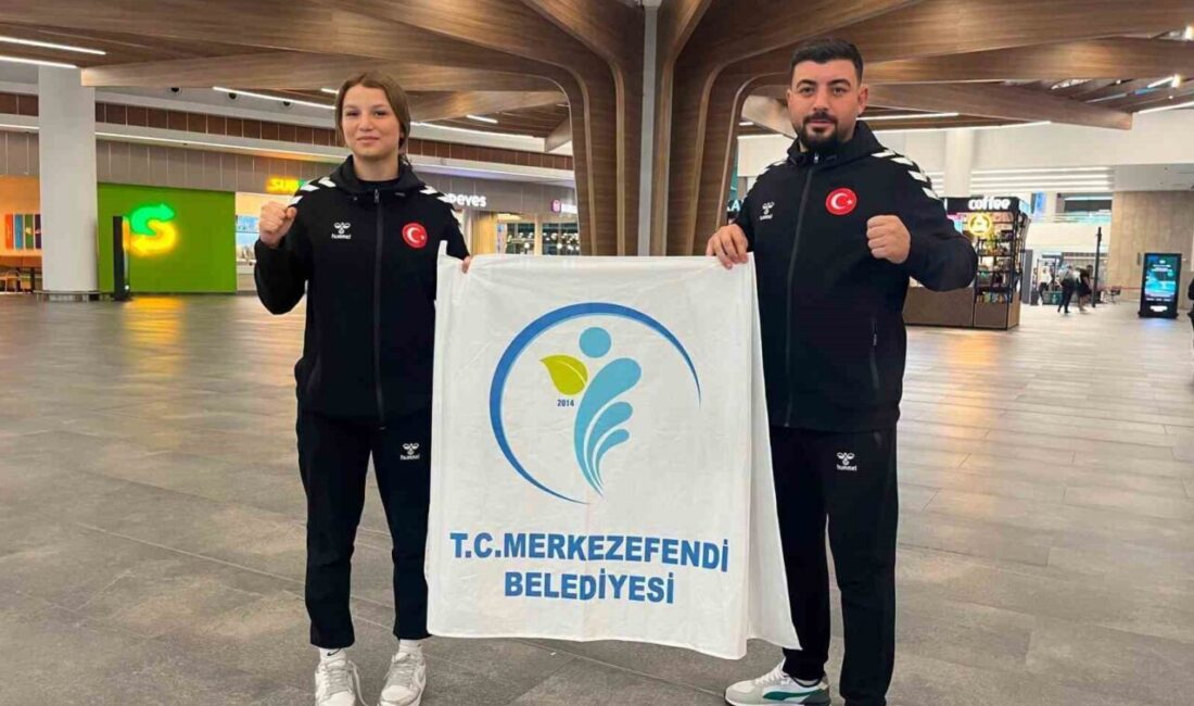 Merkezefendi Spor Kulübü’nün milli boksörü Nefise Kaymakçı, Karadağ’ın Budva kentinde