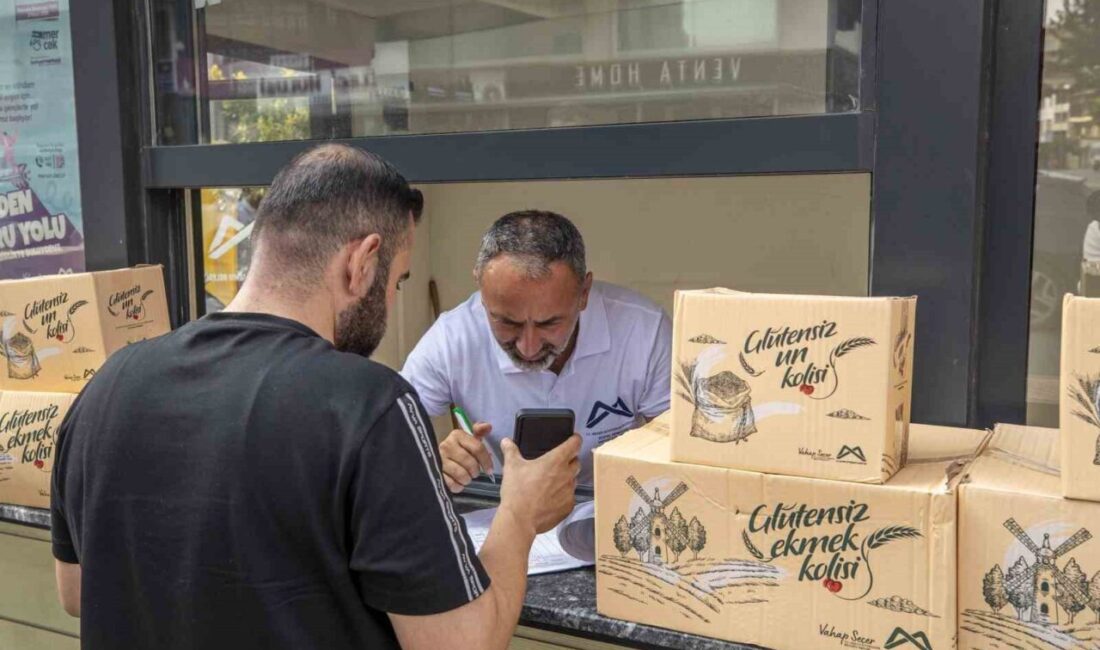 Mersin Büyükşehir Belediyesi tarafından çölyak hastalarına yönelik yürütülen destek kapsamında,