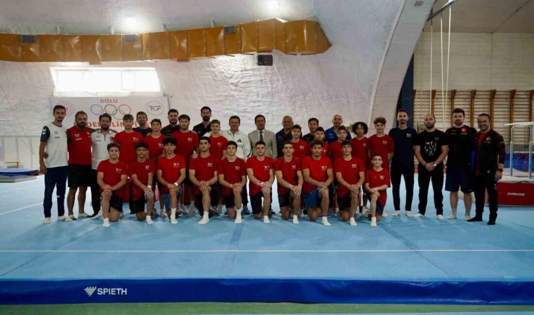 Bolu’da kamp çalışmalarını sürdüren Genç ve Yıldız Erkekler Artistik Cimnastik