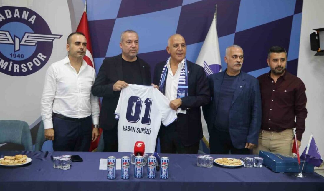 TFF Yönetim Kurulu Üyesi Hasan Surözü ve Adana Demirspor Başkanı