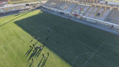 Muş Şehir Stadyumu’nda çim zeminin yenilenmesi, alttan ısıtma sisteminin kurulması,